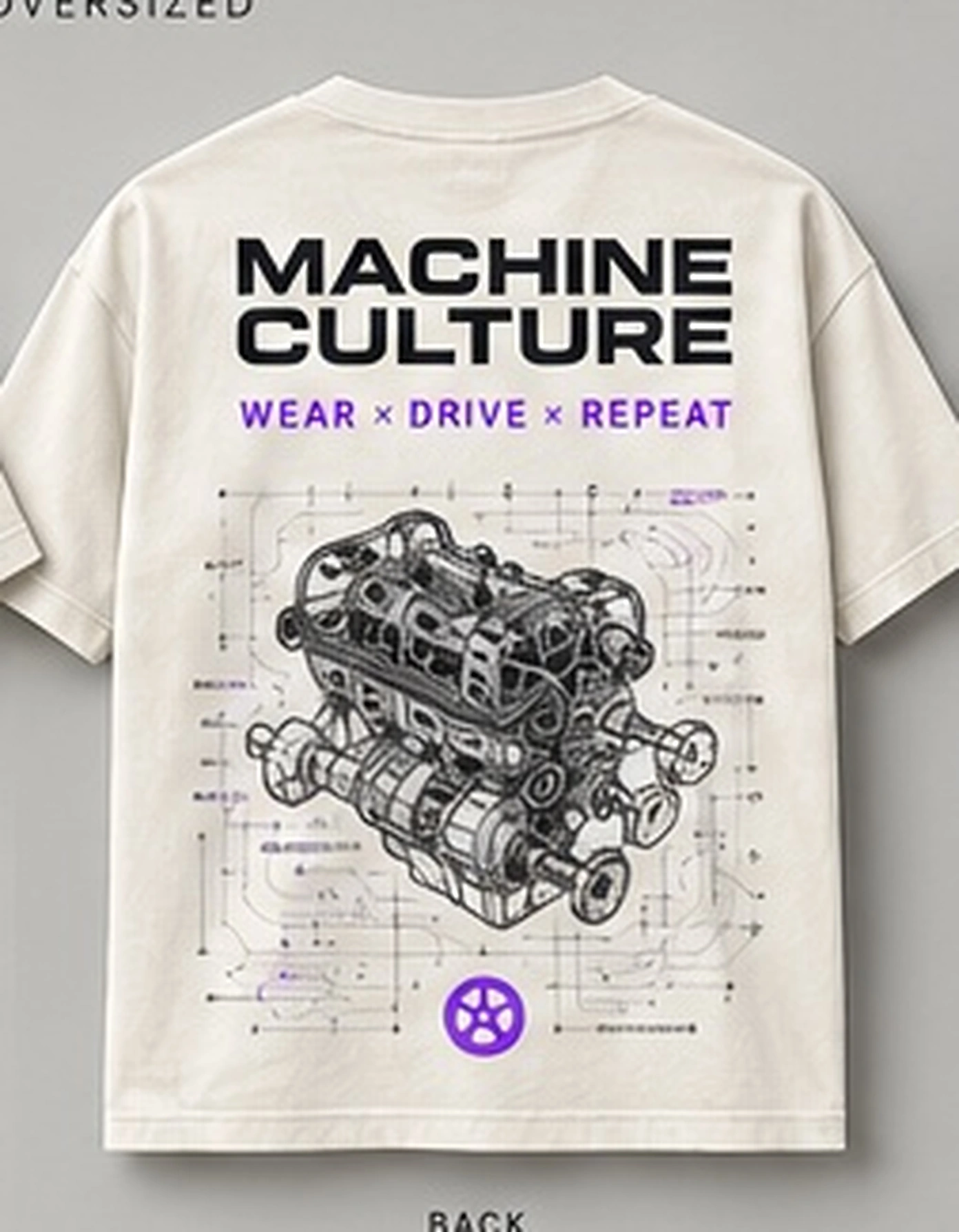 Machine Culture Tee back